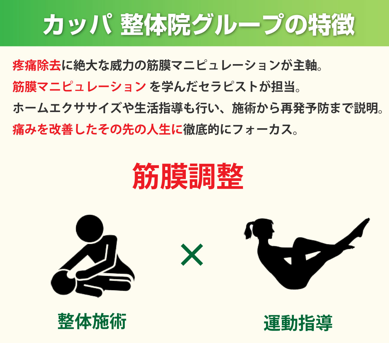 カッパ整体院グループ 法人向け出張整体サービス